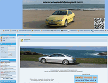 Tablet Screenshot of coupe406peugeot.com